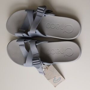 Chaco Chillos Adjustable Slide Sandals Granite Women's 11